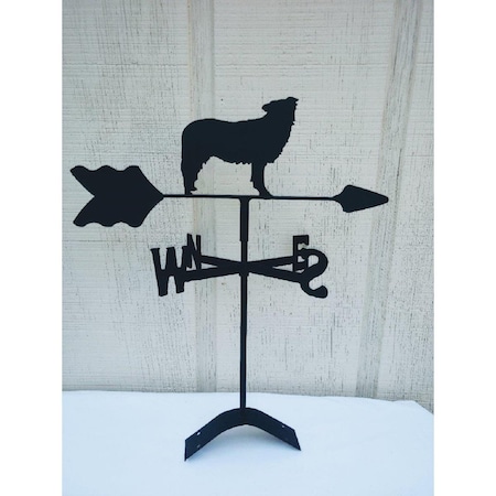 The Lazy Scroll Austrailian Shepherd Roof Mount Weathervane TH330948